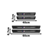 Automobilio durų slenksčių apsauginės lipdukai Anti Scratch Vandeniui atsparus lipdukas BMW M E92 E87 F10 F20 F30 X3 X5 i3 ix3 E46 E90 E39 E60 black