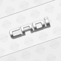 Automobilio Metalinis CRDi Logotipas 3D Ženkliukas Raidės Lipdukai Bagažinė WOEKFD6 Lipdukas Skirtas Kona Tucson Accent Sorento Carens Carnival Sportage Automobilio Stilius R7T