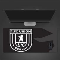 1. FC Union Berlin Mouse Pad, Large Gaming Desk Mat, Non-slip XXL Mousepad for Laptop & Tablet, Mini PC Playmat with Stitched Edges 30cmx60cm(11.8x23.6inch) gray