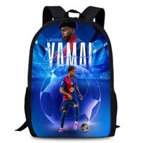Lamine Yamal Lionel Messi Futbolo Žvaigždės Spausdintas Vaikų Kuprinė Su Dviguba Peties Rankinė Style6