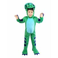 Kids Dinosaur Costume for Halloween Dress Up Outfit for Children M blue