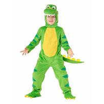 Kids Dinosaur Costume for Halloween Dress Up Outfit for Children L žalia