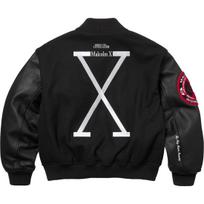 Supreme 40 Acres Malcolm X Varsity Jacket SUP-SS25-245 XL black