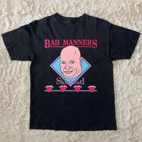 Blogi manierai – Skinhedo trumpomis rankovėmis juodi visų dydžių unisex marškinėliai OM92 XL black