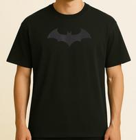 Vintažinis Batman Hush logotipas, dydis S-4XL, unisex marškinėliai M black