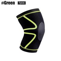 Single Piece Knee Braces for Knee PainKnee Compression Sleeve for Male and WomenKnee Support for Maleiscus Tear Running ACL Arthritis XL Thigh 38-54cm žalia