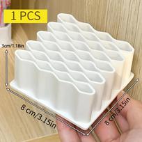 2pcs 32-Cell Grid Ointment Organizer, Divided Tube Medicine for Home Desktop Soft Cream Holder Glue Makeup Brush Sample Organizer balta