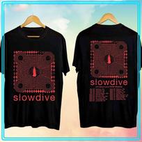 Slowdive Tour 2024 Concert Black Cotton Unisex T-shirt S-5XL ZL039 S brown