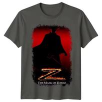 Zoro kaukė (1998 m) Filmo plakato įkvėpti marškinėliai Retro 90s marškinėliai Unisex 120 black