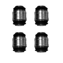 For Tesla Model 3 Model Y Automobile Rear Steering Knuckle Sleeve 1188412‑01‑E NEW Car Rear Steering Knuckle Bushing 4 pcs black