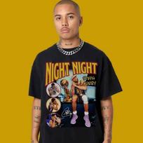 Steph Curry t shirt Stephen Curry Night Night Vintage Shirt Basketball t shirt L juoda