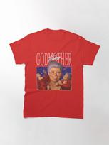 Shrekis Krikštamotė Retro Hip Hop T-shirt Klasikinis T-shirt L raudona