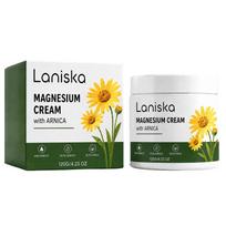 Laniska Magnio kremas su arnika 120g Vėsinanti raminanti kūno priežiūra white