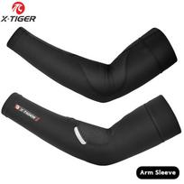 X-TIGER Bike Leg Sleeve Sports Arm Sleeve Sun Anti-UV Leg Sleeves Ice Fabric Bicycle Leg Sleeve Run Fitness Cycling Arm Warmers XXL black