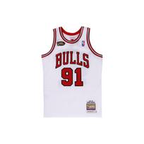 Mitchell & Ness 'NBA Chicago Bulls 1997 Dennis Rodman' Home Finals Jersey AJY44951-CBU97DRDWHIT XL red