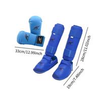 Karate Equipment Set: Gloves, Shin Guards, Material, Comfortable Design, Suitable for Boxing And L