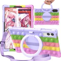 Kids Case for Xiaomi Redmi Pad 2 11 inch 2025 Stand Silicone Bubble Tablet Cover for Redmi Pad2 11 with Shoulder Strap & Pen Redmi Pad2 11inch