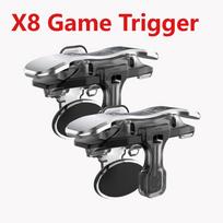 AK05 X8 Game Controller for PUBG Mobile Phone L1R1 Fire Aim Shoot Button Gamepad 6 Fingers Trigger Joystick for iPhone Samsung 5 X8 Game Trigger China Mai