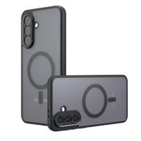 Skirta Samsung Galaxy A56 A55 A36 A35 A34 A25 5G dėklas Magsafe Atsparus kritimui Įmontuotas oro pagalvės kampas Neišsigeltonuojanti medžiaga Minkštas dangtelis Pc&Galaxy A25 5G gray