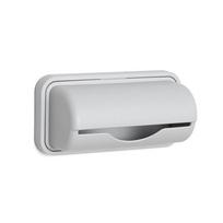 Nepramušama prie sienos tvirtinama virtuvės atliekų maišų laikymo dėžė, išimamos šiukšlių maišų tvarkyklės 15cm*7.5cm*6cm pilka spalva