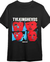 Men's Black Talking Heads 'Remain in Light' Album Cover Graphic T-Shirt - 100% Cotton Short Sleeve Tee XL įvairiaspalvis