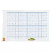 Nobo Performance mėnesio planavimo lenta, balta, kraštovaizdžio, 900 mm x 600 mm
