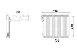 MAHLE AE 161 000P Garintuvas, oro kondicionierius