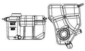 MAHLE CRT 133 000S Išsiplėtimo bakelis, aušinimo skystis