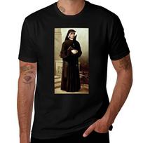 Saint Maria Faustina Kowalska Tshirt Breathable Workout Short Sleeve Top 4XL black