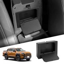 For Mitsubishi L200/Triton 2024 2025 Armrest Box Hidden Storage Tray Organizer Car Interior Accessories Black gray