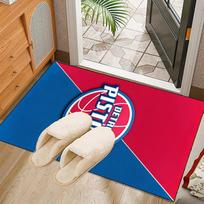 Detroit-Pistons Logo Rug Office Carpet Non-Slip Mat, Chair Rug Floor Covering for Gaming, Bedroom, Living Room , Home Decor Christmas Gift 40cmx60cm blue