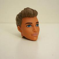 Male Doll Head Accessories Babi Doll Boyfriend Ken Prince Doll Head Tan Skin Diy Dress Up Head Accessories Toy Fits 30cm dolls brown