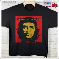 Rage Against The Machine Che Guevara Unisex Black Cotton T-shirt S-5XL S red