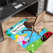Ben and Holly's Little Kingdom Printed Absorbent Washable Carpet, Non-Slip Bathroom Mats, Kitchen Rugs, Yoga Mat,Living Room Entrance, Camping Picnic 60cmx90cm