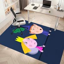 Ben and Holly's Little Kingdom Printed Absorbent Washable Carpet, Non-Slip Bathroom Mats, Kitchen Rugs, Yoga Mat,Living Room Entrance, Camping Picnic 80cmx120cm