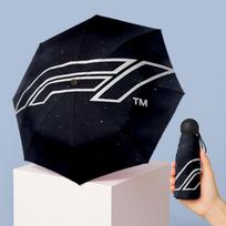 Formulė 1 (55) Lauko skėtis, puikiai tinkantis paplūdimio kelionėms, kelionėms į nuotykius ir visų sezonų lauko veiklai Five-fold umbrella black