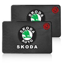 Automobilio mobiliojo telefono kilimėlis, prietaisų skydelio kilimėlis, guminis kilimėlis, neslystantis padėkliukas Skoda Octavia Rapid Kodiaq Karoq Superb Fabia Kamiq VisionS