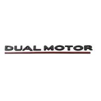 DVIGUBAS VARIKLIS Uodegos Logotipas Tesla Model 3 Y S X Raidės Emblema 3D Automobilio Stilius Sparno Ženkleliai Emblemos Dekoras Automobilio Aksesuarai juoda