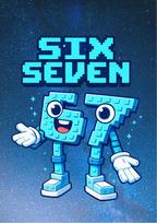 Šeši Septyni A4 Plakatas 21×30 Pixel Art Žaidimai 30 cm