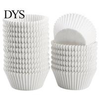 Versatile Dessert Cups 1000Pcs Muffin Cup Grease-proof Cupcake Liners Non-stick High Temperature Resistant Baking for Kitchen Oilproof 6 cm balta
