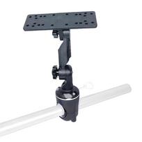 Kayak Canoe Fishfinder Mount Boat Sonar Holder for Garmin Lowrance Raymarine Marine Dinghy PVC Boat GPS Holder Plate 7 Handrail Base