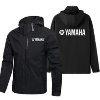 2026 Yamaha NAUJAS Motokroso Motociklo Vandeniui Atsparus Striukė Vyriška Ir Moteriška Yamaha Logotipas Lauko Sportui Su Gobtuvu Užtrauktuku Striukės Paltai XXS juoda