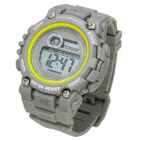 Fieldwork Women's Digital Watch, 3 ATM Water Resistant, Multi-Function, Urethane Strap, Gray, YM091P-3 gray