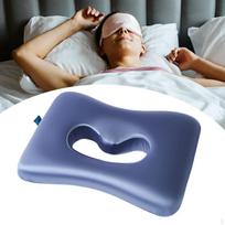 Ear Piercing Pillow Memory Foam Multifunctional with Hole Side Sleeper Pillows mėlyna