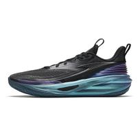 Anta Zhi Guang Black Hole Full Palm Nitrogen 80 A-Shock Pro X Flexible Carbon Plate Arc TPU Professional Basketball Shoes Men sneaker Blue 912611108-4 42 black