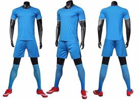 Football Jersey Set Men'S Jersey Children'S Football Training Jersey Competition Jersey Primary School Football Jersey 24 code dangaus mėlyna spalva