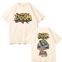 Rapper Mf Doom Slicin Squares Since 1999 Graphic T-shirt Men's Hip Hop Cotton Vintage Short Sleeve Oversized T Shirts Streetwear M juoda