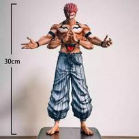 JJK Anime figure Itadori Yuji Figure standing pose Model Ryomen Sukuna action figure collection Tall superior quality doll Decor toy Present 30cm brown