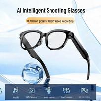 AI Smart Glasses: 1200W Pixel, Voice-Controlled, Color-Changing, Language Translating, Photo & Video Capable