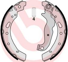 BREMBO S 24 540 Stabdžių trinkelių komplektas